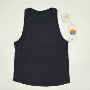 Vuori Black Elevation Plyo Tank Size Large
